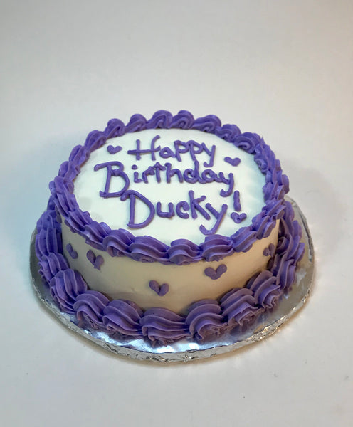 Standard Personalized 4" Single Layer Cake